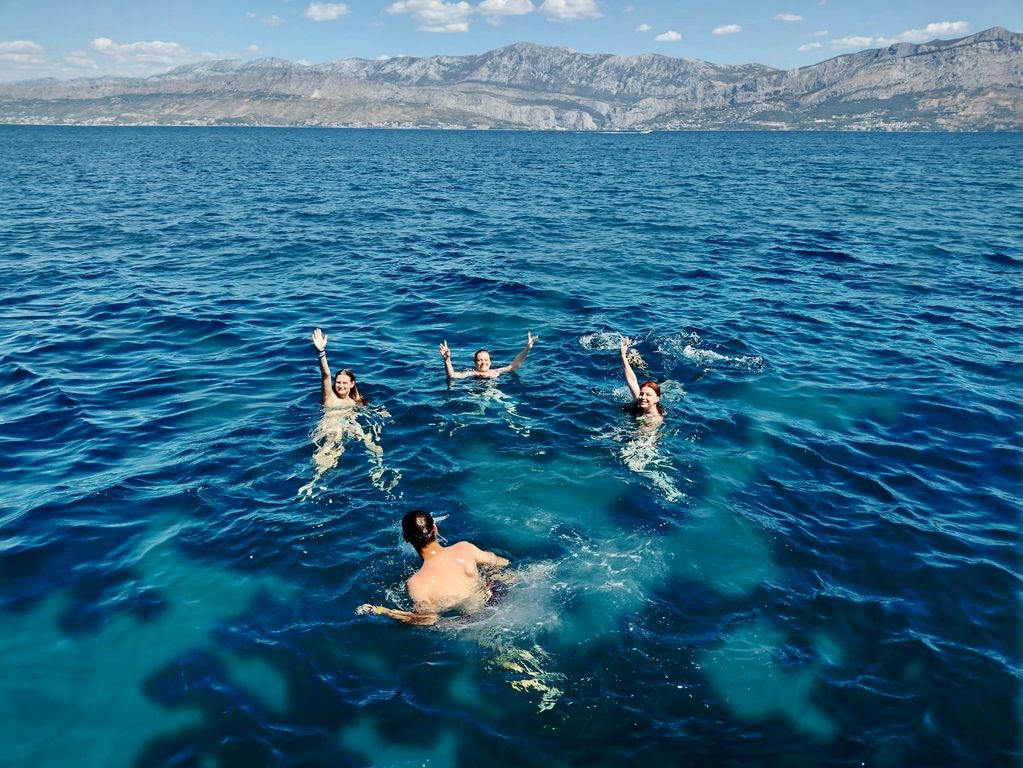 Boottocht Kroatie zwemstops